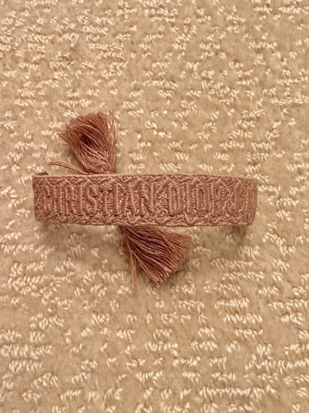 Single Pink Dior Friendship Bracelet